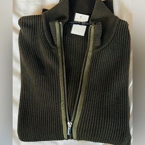 ZARA MEN size Medium Zip up Sweater Jacket